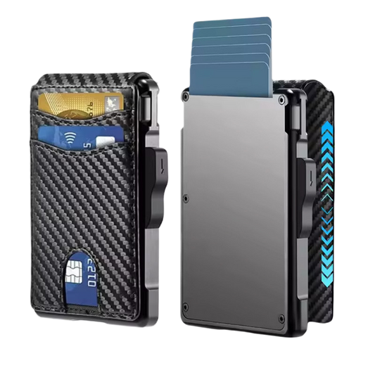 Carbon Fiber Ultra Slim Wallet ? RFID Blocking Minimalist Card Holder