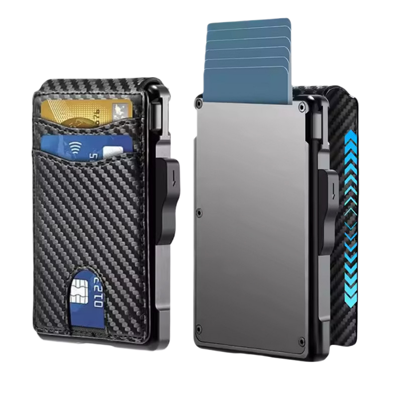 Carbon Fiber Ultra Slim Wallet ? RFID Blocking Minimalist Card Holder